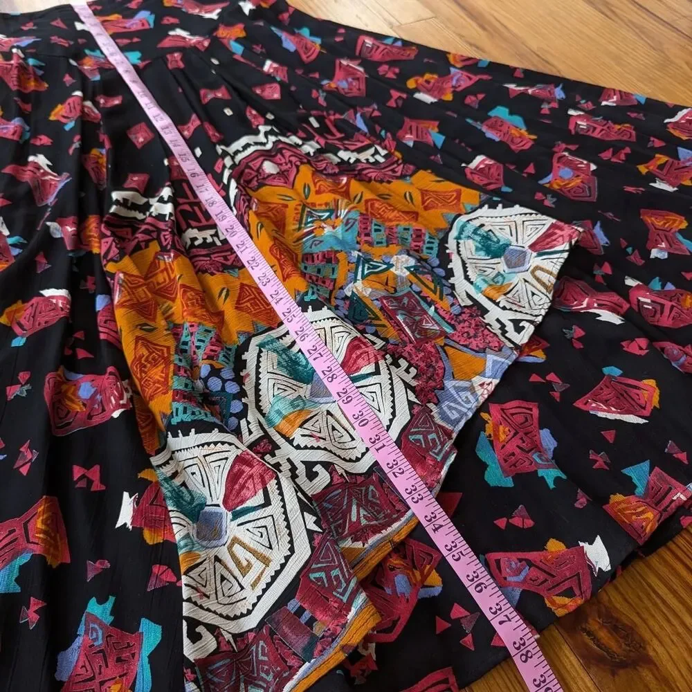 Vintage 90s Western Rodeo Skirt 28
